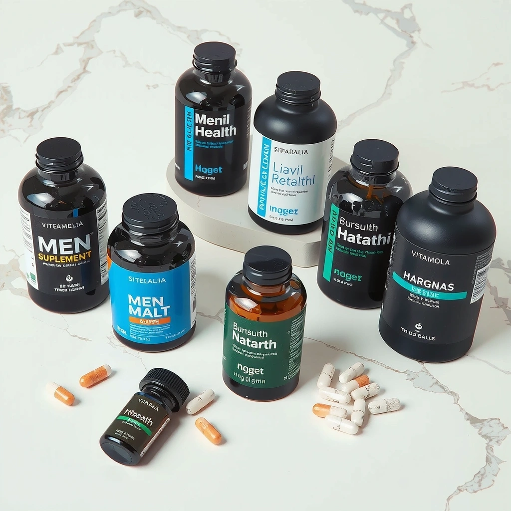 Men's vitality supplements collection